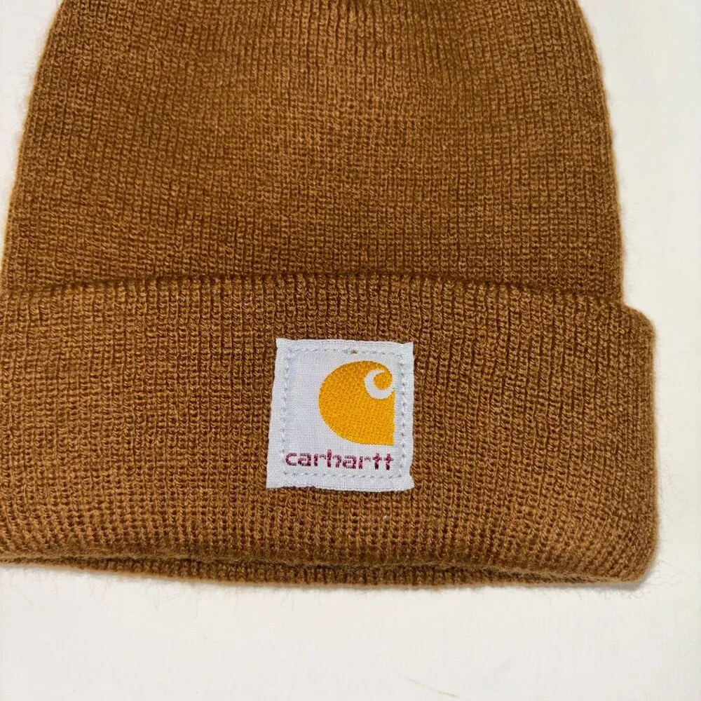 Carhartt Infant Toddler Acrylic Watch Hat Winter Knit Cap Beanie Carhartt Brown